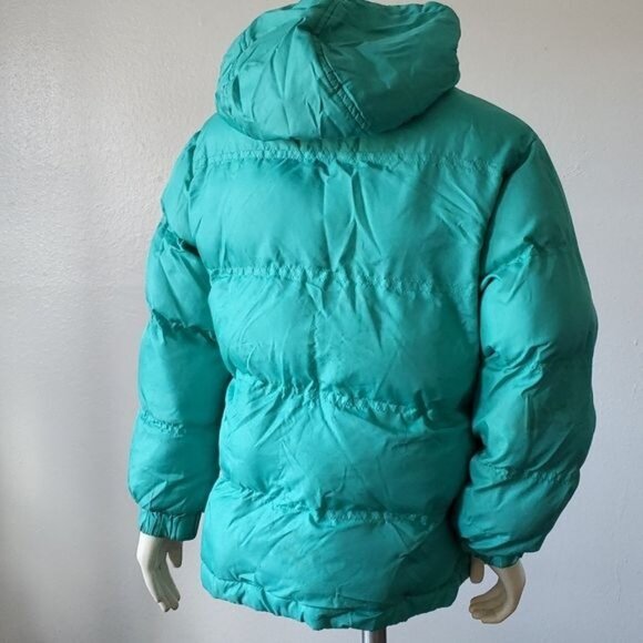 Cherokee Teal Winter Outdoor Puffer Jacket Coat Parka Kids Youth Extra SMALL 4/5 - Picture 6 of 12